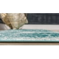 thumbnail image 4 of Rugs.com Monte Carlo Collection Rug – 3' 3 x 16' 5 Runner Turquoise Medium Rug Perfect For Living Rooms, Large Dining Rooms, Open Floorplans, 4 of 9