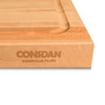 thumbnail image 2 of CONSDAN Hard Maple Cutting Baord for Kitchen, 20" x 15", USA Grown Hardwood, 1" Thick, 2 of 6