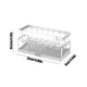 thumbnail image 3 of Estante de almacenamiento de cocina de acero inoxidable | Soporte para esponja de paño de cocina montado en la pared | Estante de filtro de agua | Sin instalación de perforación | Organizador que, 3 of 6
