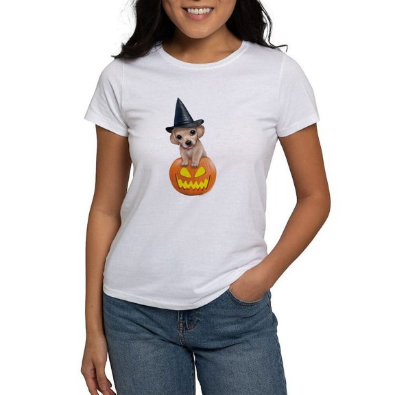CafePress - PD Moreno's Halloween Puppy Women's Value T Shirt - Women's Classic T-Shirt