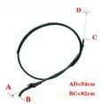 thumbnail image 3 of Motorcycle Brake Fuel Oil Throttle Cable Wire Line for Yamaha FZ6 XJ6, 3 of 8