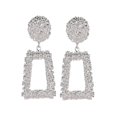 thumbnail image 2 of Pendientes colgantes Metal trapezoidal geométrica Zulema Plata, 2 of 7
