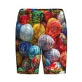 thumbnail image 4 of Naloa Easter Eggs Men's Short Pajama Pants, Lounge Comfort Shorts with Elasticized Waistband and Side Pockets - X-Large, 4 of 9