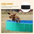 thumbnail image 4 of Couverture de Piscine Extérieure Ronde Couverture de Protection Pliable Couverture de Piscine pour Animaux, 4 of 9