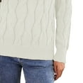 thumbnail image 4 of GJSYRH Womens Oversized Knit Pullover 2022 Women's Elegant Soft Crewneck Long Sleeve Hollow Knitted Pullover Sweater Tops for, 4 of 5