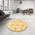 thumbnail image 3 of Ahgly Company Indoor Rectangle Abstract Chrome Gold Yellow Oriental Area Rugs, 2' x 3', 3 of 6
