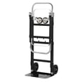 thumbnail image 3 of Ladcaser 2-in-1 Convertible Hand Truck Dolly 220lbs & 660lbs Capacity Folding Cart with Wheels & Elastic Straps, 3 of 9
