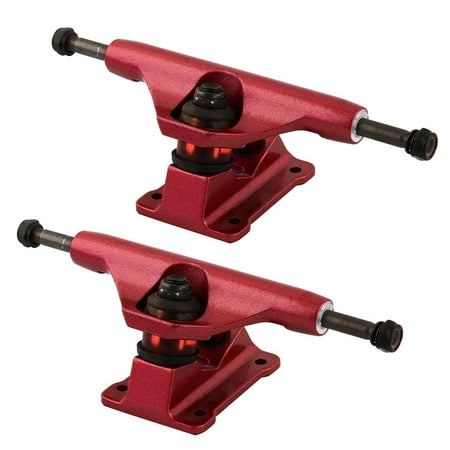 Skateboard Truck Parts - Longboard Part Standard Skateboard Trucks Accessories Red 200mm Length Pair