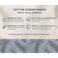 thumbnail image 5 of Soimoi Cotton Canvas | 56" Wide, Sold By 5 Yard | Ditsy Pattern - Blue | Durable Medium Weight Fabric for Bags, Curtains, Crafts & Dcor, 5 of 7