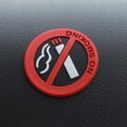thumbnail image 2 of Do not smoke stickers No smoking stickers No smoking signs Car interior stickers, 2 of 11