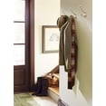 thumbnail image 3 of Amerock Vicinity Traditional Double Prong Golden Champagne Wall Hook, 3 of 9