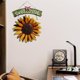 thumbnail image 4 of señal de entrada Girasol bienvenida puerta de colgador de flor inspirador pared arte caída puerta delantera colgante para dormitorio Fanmusic señal de entrada, 4 of 7