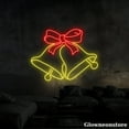 thumbnail image 4 of Glowneon Christmas Bell Neon Sign, Christmas Bell LED Sign, Handmade Christmas Neon Sign, 4 of 5