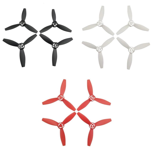 6 Pares CW CCW Propeller Prop Pieza Principal De Repuesto Para Parrot Bebop -tres Negro,