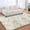 Beige, variant on Soft Fluffy Shaggy Area Rug, 5'x7' Tie-Dyed Pink Anti-Slip Plush Fuzzy Carpet for Living Room Bedroom Nursery Home Decor