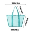 thumbnail image 3 of Women's Mesh Beach Bag, Extra Large Beach Bags for Women Waterproof Sandproof, Mesh Beach Tote Bags Travel Pool Bag, Vacation Essential Thing Multifunctional, 3 of 8