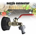 thumbnail image 4 of Adaptador de tanque IBC Diseño ecológico no tóxico, interruptor de contacto rápido que garantiza el control de la válvula de seguridad para aplicaciones de grifo de jardín con rosca gruesa S60X6, 4 of 5