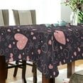 thumbnail image 3 of GZHJMY Valentine's Day Love Heart Tablecloth, Rectangle Waterproof Washable Polyester Table Cover for Picnic Dinner Holiday Party Decor, 60 x 60 Inch, 3 of 7