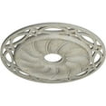 thumbnail image 3 of Ekena Millwork 26 5/8"OD x 4 1/2"ID x 1 3/8"P Loera Ceiling Medallion (Fits Canopies up to 6 1/4"), Hand-Painted Pot of Cream Crackle, 3 of 5