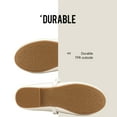 thumbnail image 5 of BURUDANI Toddler Girls Mary Jane Flat Dress Shoes Rhinestones Wedding Kids IVORY Size 13, 5 of 6
