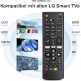 thumbnail image 4 of Télécommande Universelle pour LG, Télécommande pour TV LG, Adaptée à Toutes les Télécommandes TV Intelligentes LG Originales, avec Batterie, 4 of 5