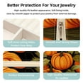 thumbnail image 3 of Thanksgiving Pumpkin Leaves Travel Portable Square Jewelry Organizer: Necklace Holder, Bracelet Holder, and More for Stylish Girls and Women, 3 of 6