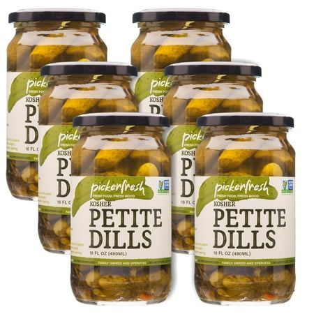 Pickerfresh Dill Pickle Petite 16 oz (Pack Of 6)