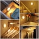 thumbnail image 3 of Luz con sensor de, luz LED nocturna inalámbrica a batería,luces para escaleras, luces seguras para pasillos, baños, dormitorios, cocinas,(blanco cálido, paquete de 3), 3 of 5