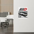 thumbnail image 7 of Initial D Poster, Japanese Anime Canvas Decorative Poster, Wall Art For Dorm Bedroom Living Room, No Frame, 7 of 7