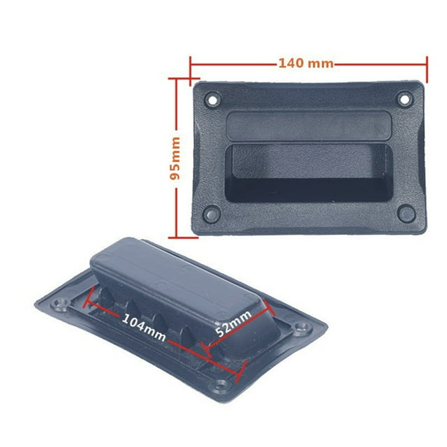 Mosiee Poignées Portables 2 Haut-Parleurs Poignée d'Armoire Audio Encastrée 20X15.7X5.7Cm Accessoires pour Instruments Électriques