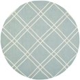 thumbnail image 3 of Safavieh Dhurries Light Blue Contemporary Rug - 6' x 9', 3 of 4