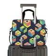 thumbnail image 2 of FORMRS 16" Laptop Bag Carrying Sleeve Case with Handle Travel Shoulder Briefcase, Green Cubes, 2 of 8
