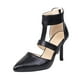 thumbnail image 2 of Zapatos de mujer Sandalias con correa en el tobillo y cremallera en la parte posterior Tacones de aguja con punta en pico Wmkox8yii  hfjk4082, 2 of 8