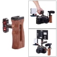 thumbnail image 3 of Handle DV Video Cage Rig w/Cold Shoe 1/4" Thread holes - Bronze, 3 of 10