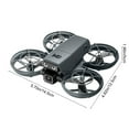 thumbnail image 3 of Wuztai Drone with ESC Camera and Neon Lights, RC Quadcopter with Altitude Hold and Headless Mode for Boys, 2.4G FPV Drone with Trajectory Flight and One-Key Control, 3 of 7