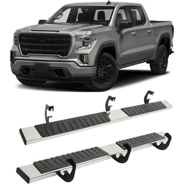 LABLT 6 Inch Running Boards Side Steps Stainless Steel Replacement for 2019-2023 Silverado Sierra 1500 Crew Cab Replacement for 2020-2022 Silverado Sierra 2500HD 3500HD Crew Cab