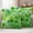 GreenYellow, variant on St. Patrick's Day Outdoor Waterproof Pillow Covers, Farmhouse Spring Watercolor Green Clovers Decorative Square Throw Pillowcase Sofa Cushion Sham for Patio/Couch/Chair, 24"x24" 2 Pack