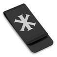 thumbnail image 1 of Stainless Steel Religious IX Monogram Classic Slim Money Clip Credit Card Holder, 1 of 2