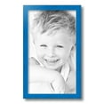 thumbnail image 2 of ArtToFrames 10" x 17" Bright Blue Picture Frame, 10x17 inch Blue Wood Poster Frame (WOM-4751), 2 of 8