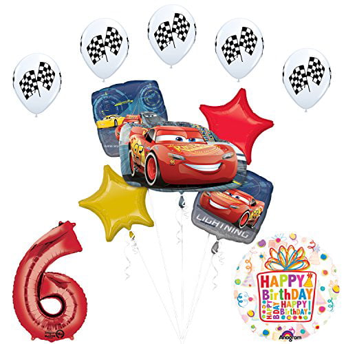 Tabletop Decorations and Table Cover Hallmark Party Cars Birthday Party Decor Supply Set