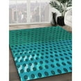 thumbnail image 2 of Ahgly Company Indoor Rectangle Patterned Dark Turquoise Green Area Rugs, 5' x 7', 2 of 6