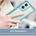 thumbnail image 6 of Case for Moto G35 5G,Moto G35 5G Case,Transparent TPU+PC Acrylic Protective Military Grade  Heavy Duty Shockproof Protection Phone Case for Motorola Moto G35 5G (Clear Blue), 6 of 8
