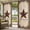 brown, variant on Outdoor Curtains for Patio Waterproof, Western Star Brown Outdoor Privacy Panels Grommet, Texas Stars Retro Farmhouse Buffalo Plaid Blackout Outside Curtains for Porch/Cabana 54"x95", 1 Panel