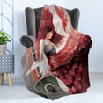 thumbnail image 4 of Spanish Soft Flannel Fleece Throw Blanket, Spain Culture Theme with Flamenco Dancer Lady Guitar Latin Fest European Artwork, Cozy Plush for Indoor and Outdoor Use, 60" x 80", Multicolor, by Ambesonne, 4 of 5