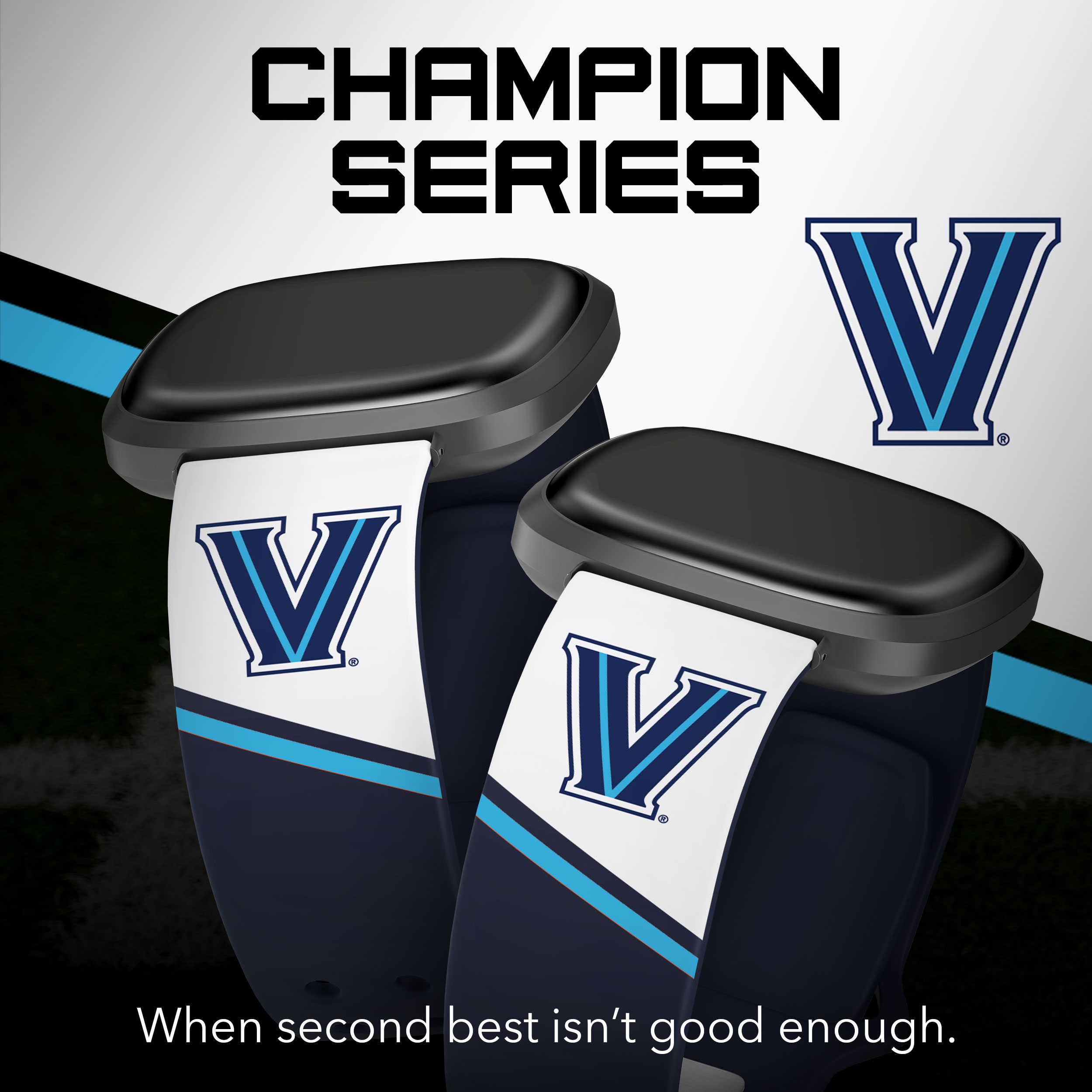 Wildcats HD Champion Series Unisex Watch Band for FitBit Versa 3 & Sense (Short)