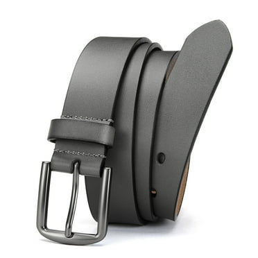 YOETEY Mens Belt Leather Belt for Jeans, Casual and Dress, Classic Style 1 3/8"(35mm)