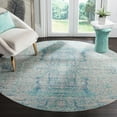 thumbnail image 3 of SAFAVIEH Mystique Gabriel Overdyed Polyester Runner Rug, Light Blue/Multi, 2'3" x 12', 3 of 6