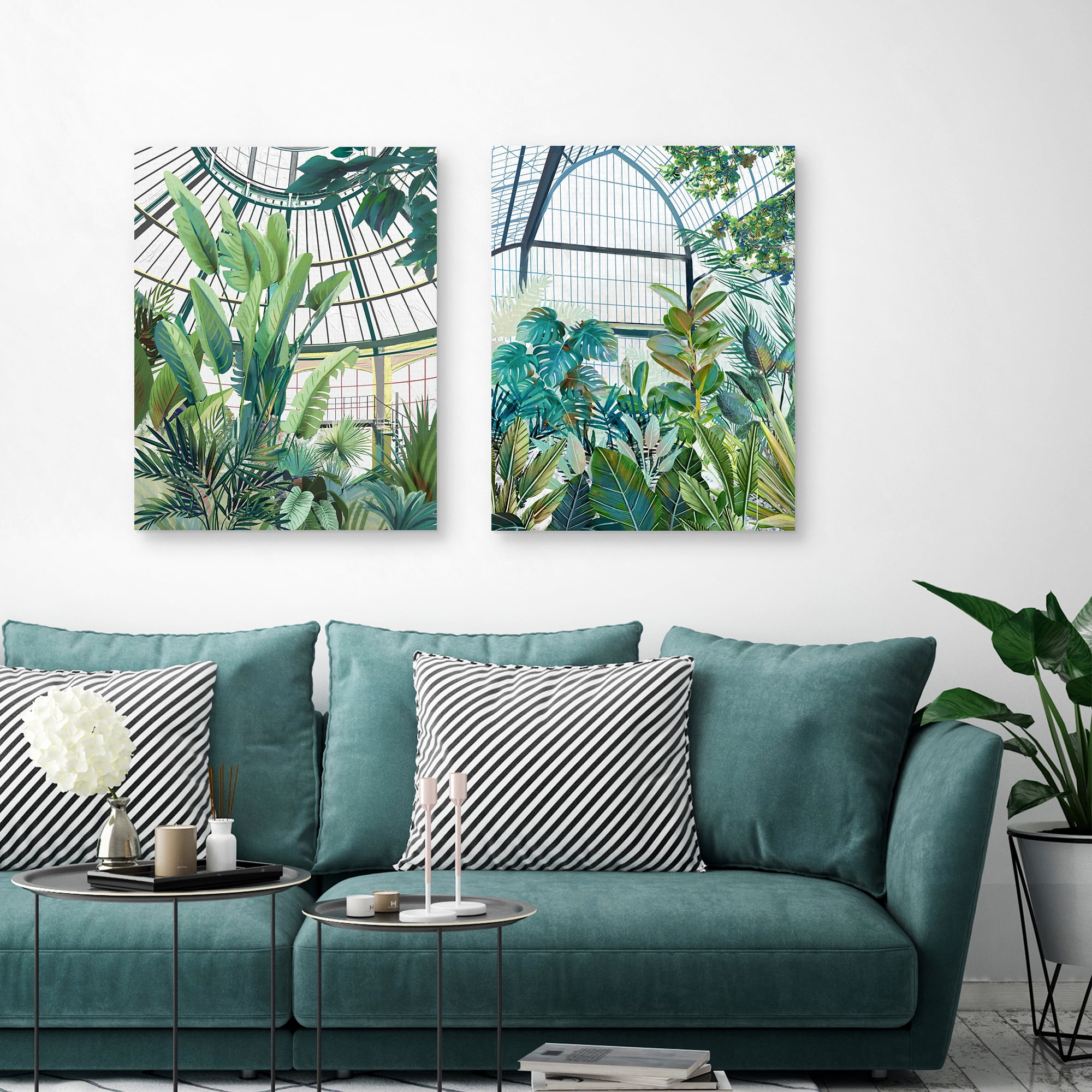 Greenhouse I & II by Studio Arts Canvas Art Print