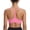 Pink, variant on Women's Padded Y-Back Sports Bra Low Impact Spaghetti Strap for Yoga Workout Top