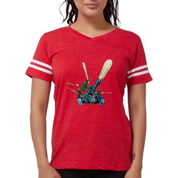 CafePress - G.I. Joe Group On Tank Women's Football T Shirt - Womens Football Shirt